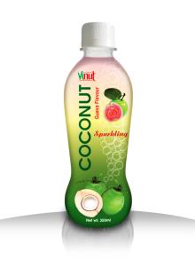 350ml Guava Sparkling Coconut water