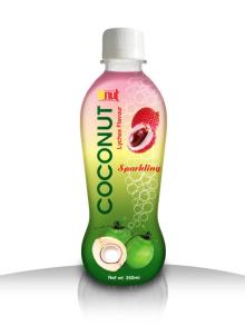 350ml Lychee Sparkling Coconut water