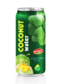 Wholesale Coconut water with Fruit Juice Pineapple flavour Aluminium can