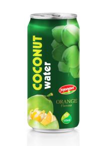 Wholesale Coconut water with Fruit Juice Orange flavour Aluminium can