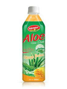 wholesale Aloe vera juice drink with Mango flavour PET Bottle