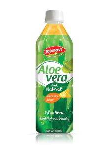 Hight Quality wholesale Fruit juice Vietnam Aloe vera water Pineapple flavour 500ml