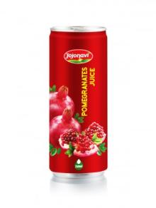 Fruit Juice Export - Pomegrannates Juice - Natural Fruit Juice in Aluminium can 250ml
