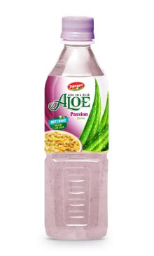 Vietnam aloe vera products export Aloe vera drink with passion flavour in PET Bottle 500ml