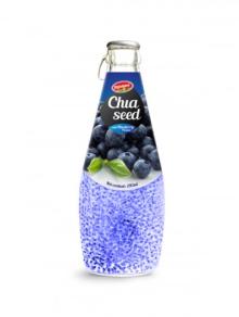 \Wholesale Fruit Juice Chia Seed Drink With Blueberry Flavor In Glass Bottle