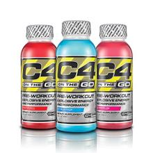 Cellucor C4 On The Go Pre Workout Energy Drink Supplements, Watermelon
