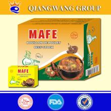 Beef meat spice cube bouillon cube