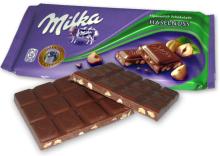 Milka 100g Milk, Milkinis, White, Hazelnuts, Raisins, Oreo 176g, Caramel