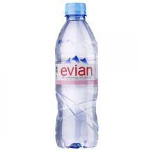 Evian Natural Mineral Bottled drinking water 500ml Fiji water