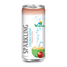 Sparkling coconut water with pomegranate flavor in 250ml can