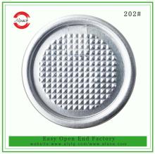 202#aluminum foil peel off lid for food can packing