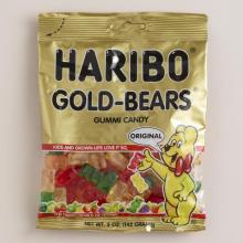 HARIBO Golden Bear Gummy Candies 200gr Bag