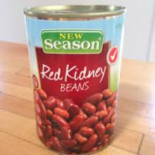 Canned red kidney beans in brine