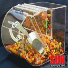  Round  Face Acrylic  Candy   Box  with Shovel
