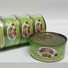 Canned white meat tuna in sunflower oil