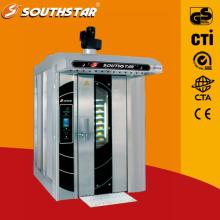 new design and technology 16 trays  rotary   oven  with low energy cost