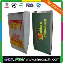 Hot chicken foil paper bag