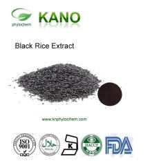 100% Pure Natural Black Rice Extract 25% Anthocyanidin  by UV Anti-oxidant