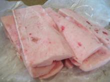 frozen pork back fat