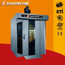 Professional 16 trays capacity electric rotary oven for bread baking
