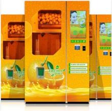 Orange juice squeezing vending machines