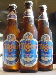  Tiger  beer  bottle d, 24  bottle s in case