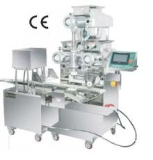 Double Stuffings  Moon   Cake  Making  Machine 