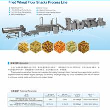 Fried wheat snack processing line