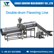 Double-drum flavoring line