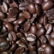 Coffee beans with Nescafe