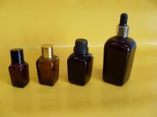 Amber Square  Essential   Oil   Bottle (in stock)