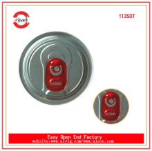 113#SOT aluminum easy open end for beverage can packaging