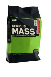 Optimum Nutrition Serious Mass, Strawberry, 12 Pound