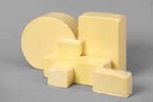 Traditional Bulgarian Yellow cheese Kashkaval