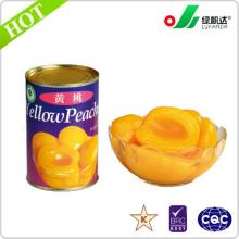  canned   yellow   peach   halves 