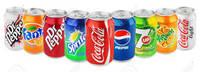 Soft Drinks ( Coca-cola, Fanta, Sprite, 7UP, Pepsi)