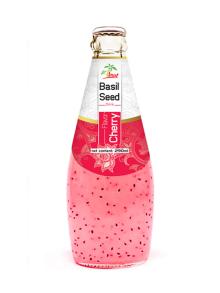 290ml Cherry Flavour  Basil  Seed Drink