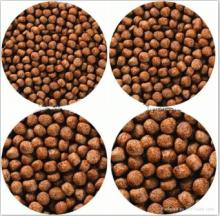 Floating pellet fish feed