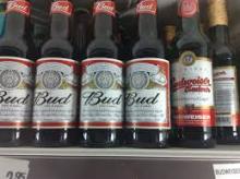 Budweiser Beer bottle drinks for sale