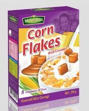 CORN FLAKES CEREALS WITH CARAMEL FOR YOUR BREAKFAST