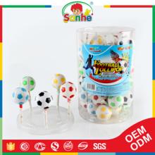 8g Football lollipop candy toy