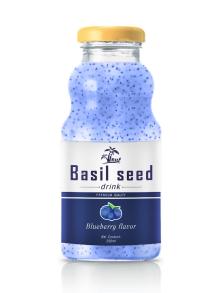 250ml Blueberry Flavour Basil Seed Drink