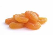 Dried apricot with sugar
