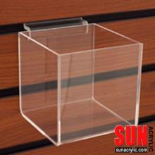 Slatwall Clear  Acrylic   Candy   Bin  Wholesale