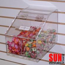 Slatwall Acrylic Candy Storage Container