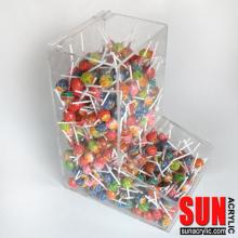 Clear Acrylic lollipop storage display bins