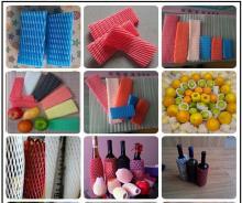 free samples plastic foam net / fruit foam sleeve / rose bud net / wine bottle protector