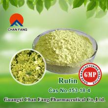 GMP manufacturer supply sophora japonica extract pure rutin with Cas no.153-18-4