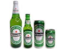 Heineken cans and bottles