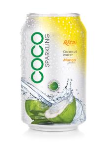 330ml Mango flavor  Sparkling  Coconut  Water 